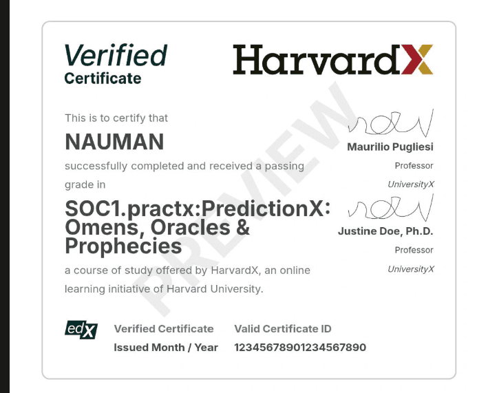 HarvardX PredictionX