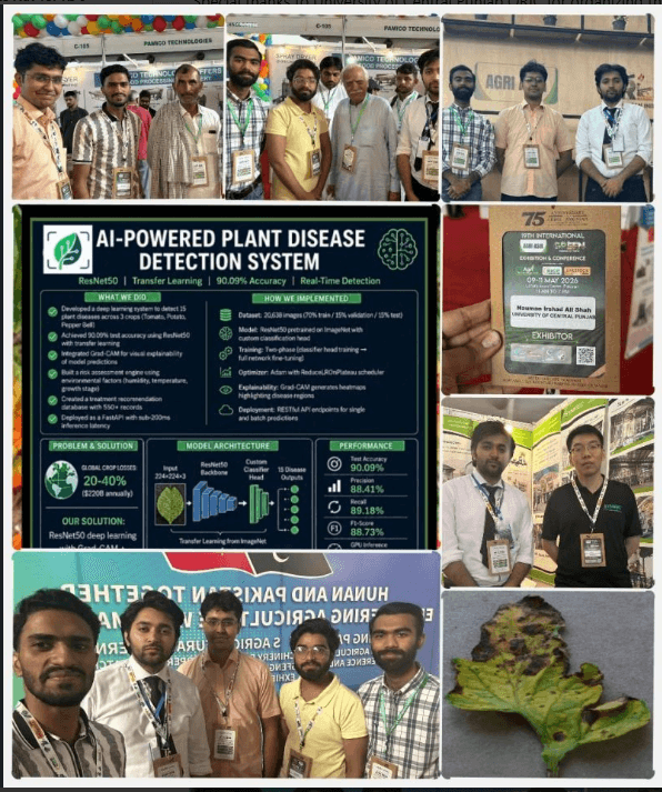 Crop Disease Detection · ResNet50 + Explainable AI for Agricultural Intelligence project imagery
